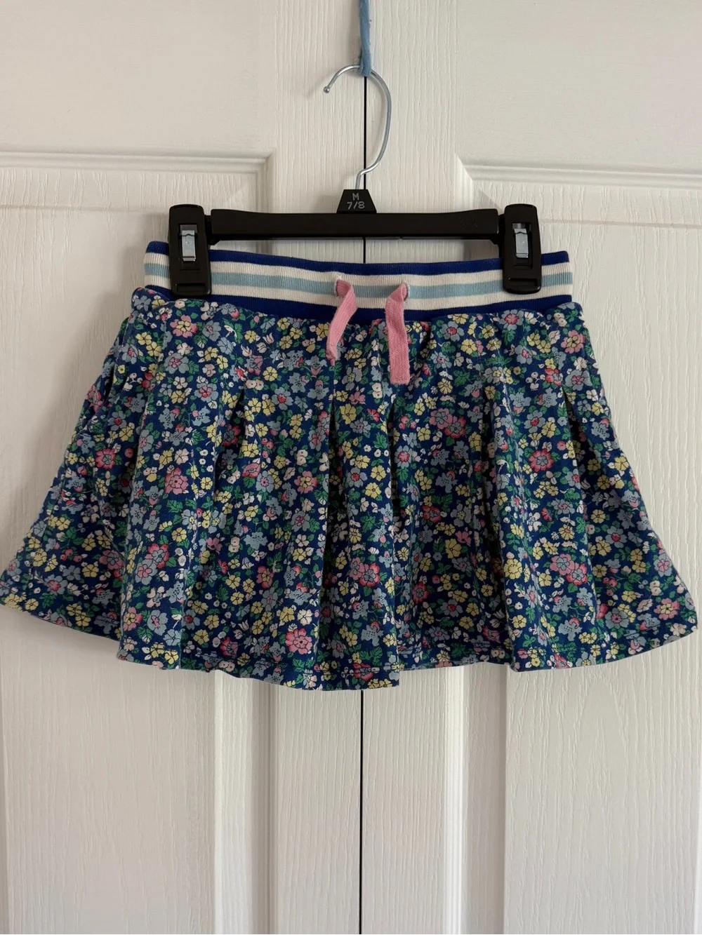 Mini Boden Pleated Jersey Skort 7-8y